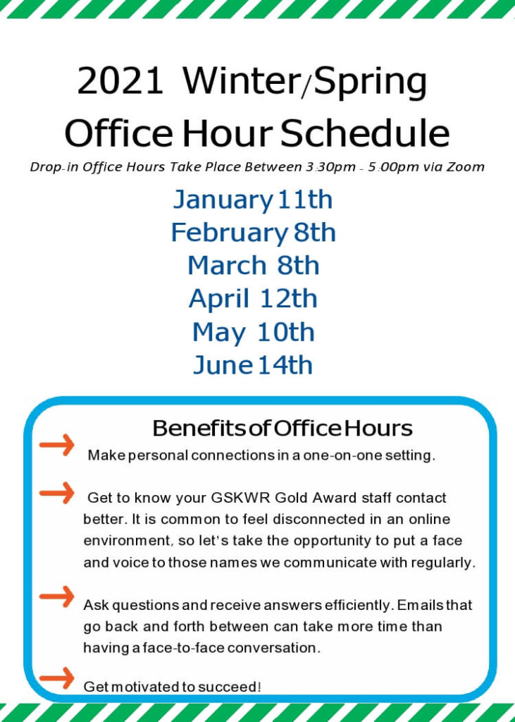 Office Hours Schedule Template