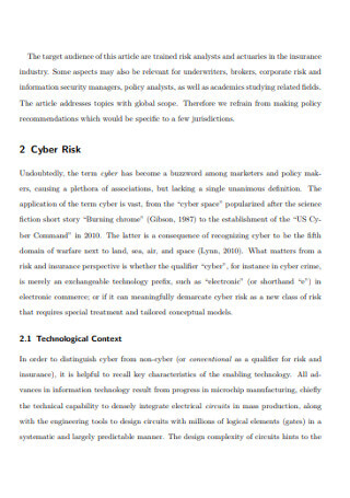 Fundamental Approach Risk Analysis Template