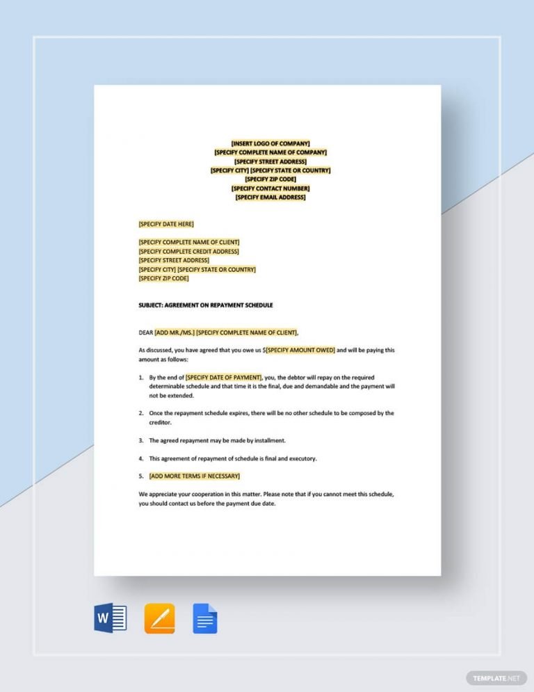 27+ Payment Terms Templates With Agreement Conditions Sample