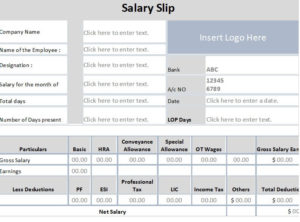  Wages Slip Format Template 16
