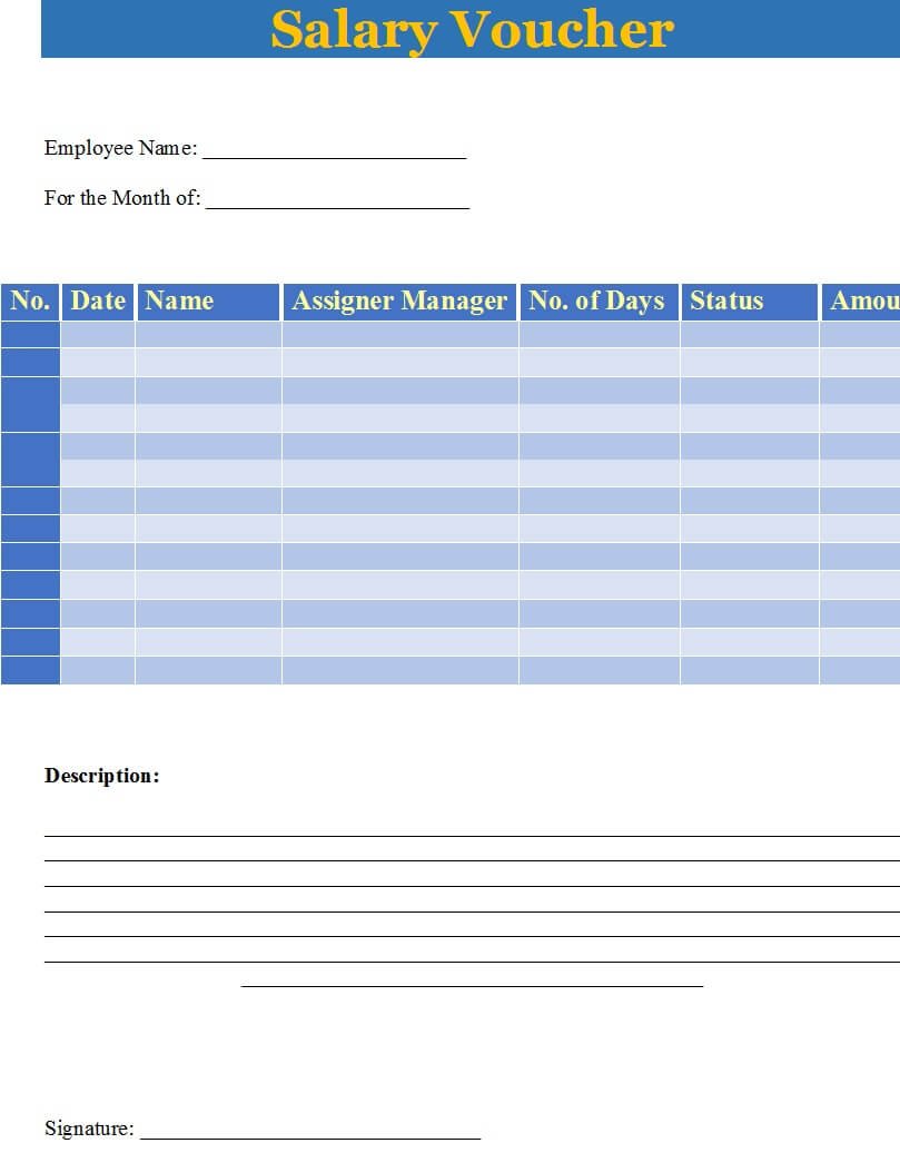 Salary Slip Format | 40+ FREE Excel and Word Templates