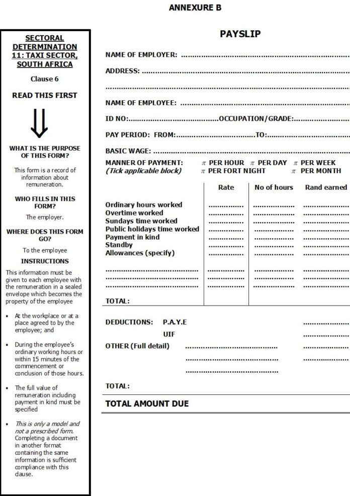 Salary Slip Templates 19 Free Printable Ms Docs Amp Xlsx Formats Riset 6173