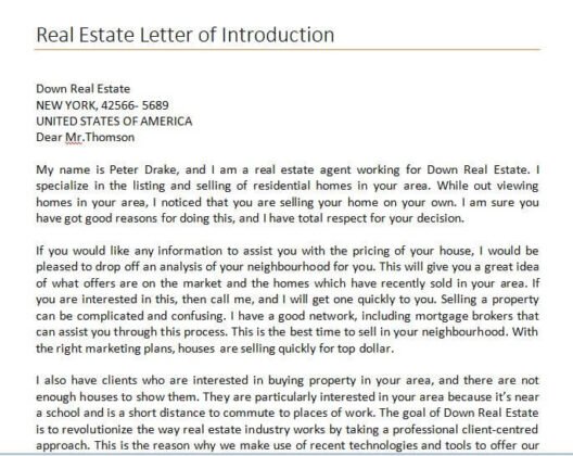 34+ Sample Letter of Introduction Templates (Job, Army, Self)