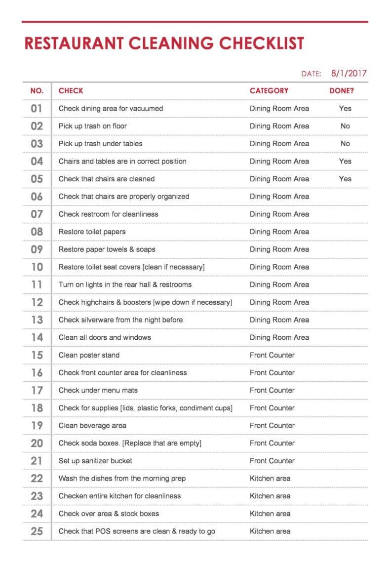 30 House Cleaning Checklist Templates (FREE Printables) 30 House Cleaning Checklist Templates (FREE Printables)