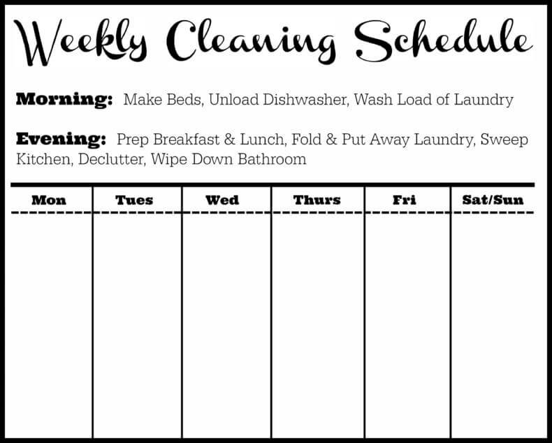 30+ House Cleaning Checklist Templates (FREE Printables)