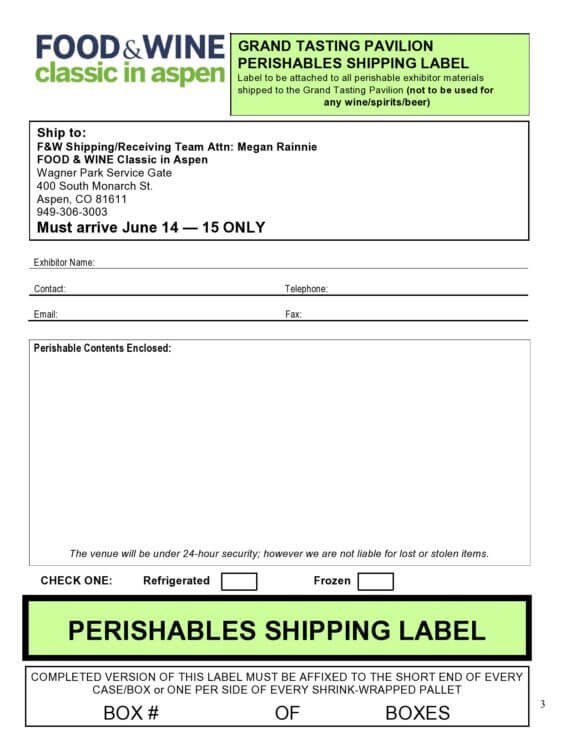 25+FREE Printable Shipping Label Templates in MS Word & PDF