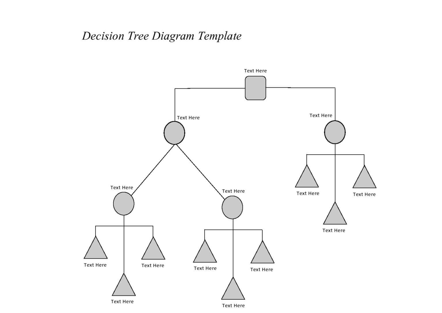 30 Decision Tree Templates In Ms Word Excel And Ppt Format 7385