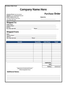 13 Sample purchase order format in Excel PDF and Doc 13 Sample purchase order format in Excel PDF and Doc