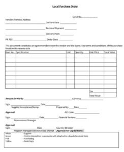 13+ Sample purchase order format in Excel, PDF and Doc